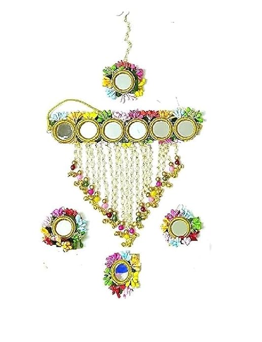 Buy RKG HANDICRAFTS brand name Women's artificial flower mirror