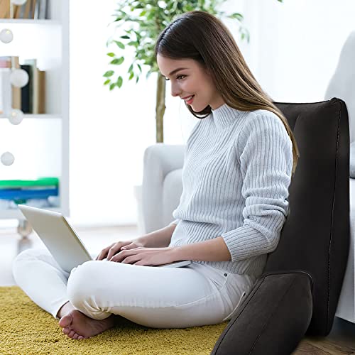 Ekepe Inflatable Reading Backrest Pillow - Back Pillow For Sitting In Bed With Arm Support For Office, Reading And Camping, Support Bed Rest Sit Up Pillow For Adults - Black #TOP6