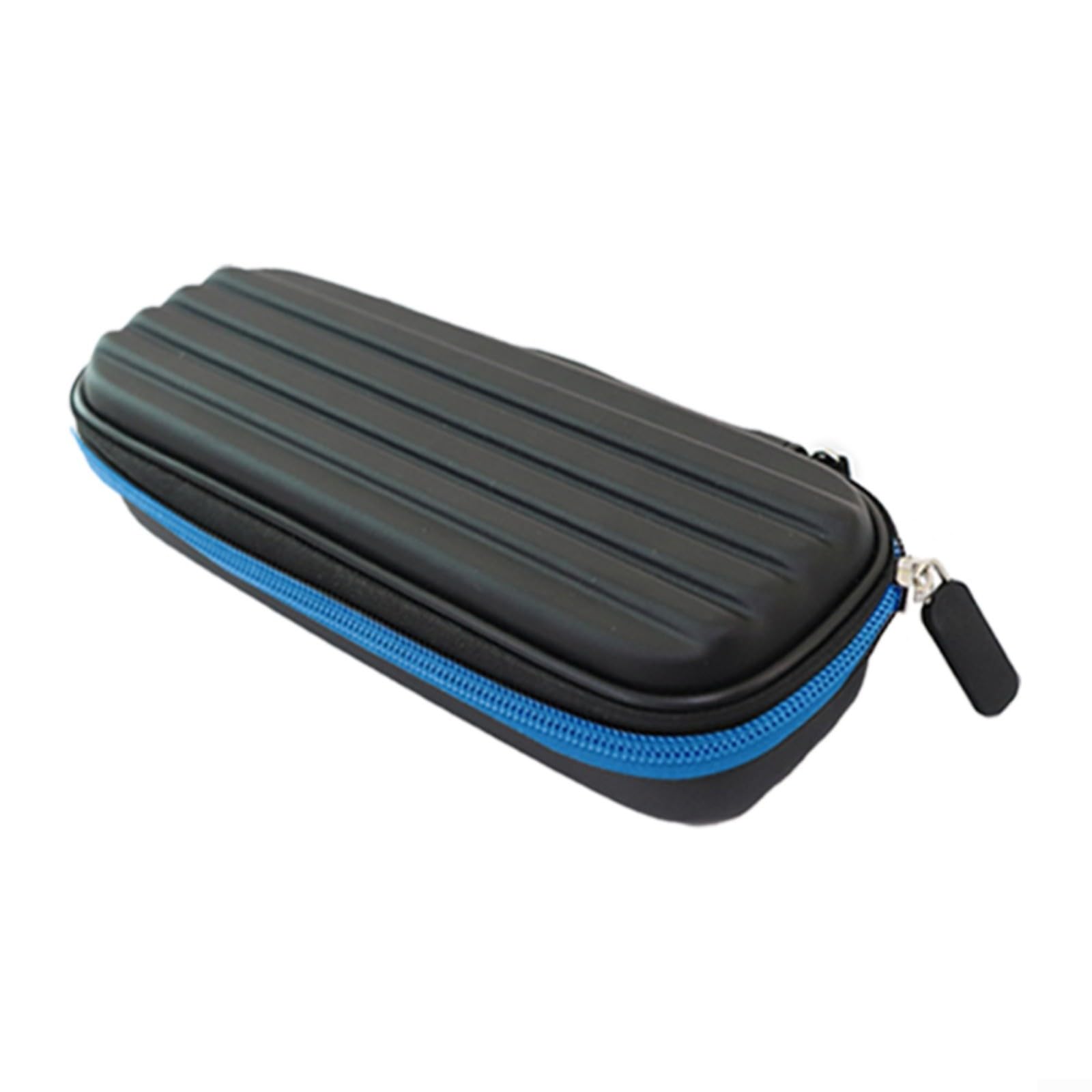 EVA Darts Case for Steel Tip Soft Tip Holds Shafts Flights Accessories Impact-Resistant Portable Handle Mesh Pockets(Blue)