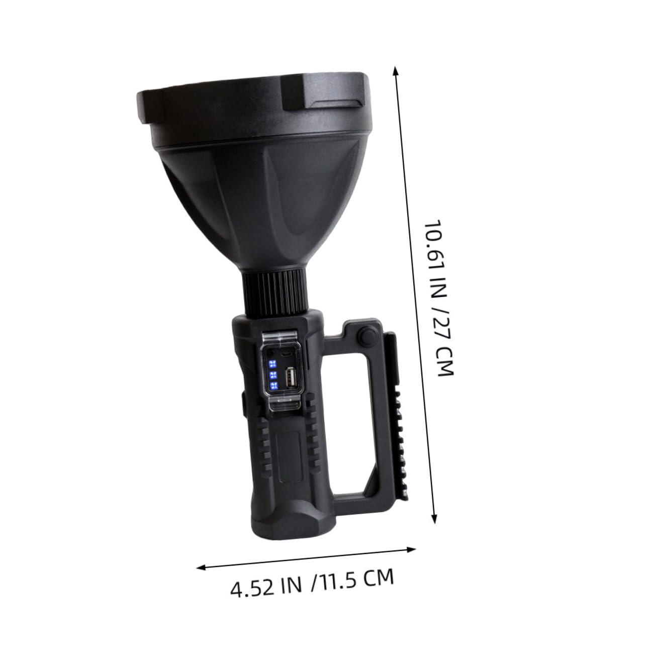 Lampe Torche Électrique P70 LED Longue Portée Étanche pour Extérieur