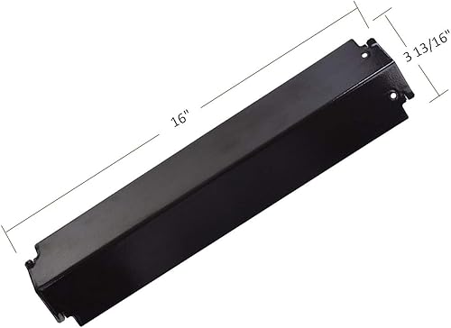 Miniatura 3 de BBQCOOK - Protector de placa de calor de acero porcelánico de 6 x 3 de 1316 pulgadas, repuesto para quemadores de parrilla de Charbroil, Kenmore