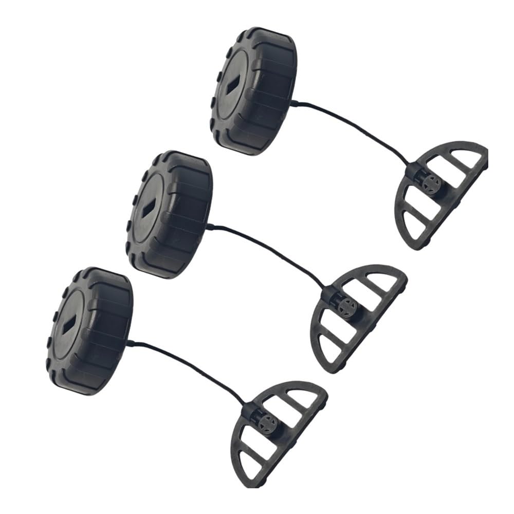 Juego de 3 Tapones de Aceite y Combustible compatibles con motosierras MS180, MS170, MS 180, 170, 018 y 017. Pieza de Repuesto.