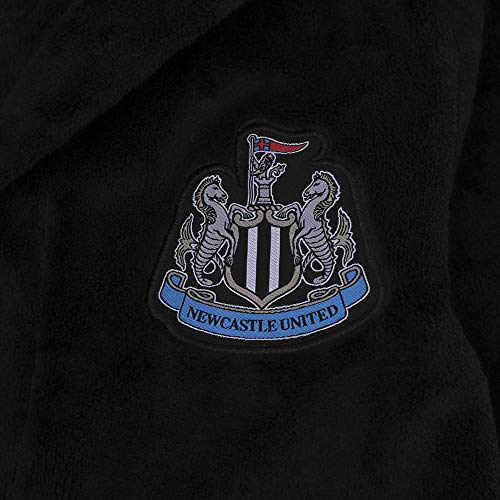 Newcastle United FC Dressing Gown Robe Mens Fleece - OFFICIAL Soccer Gift2