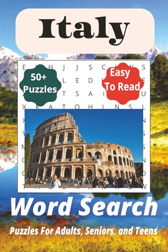 Italy Word Search Puzzle Book: Word Searches with...