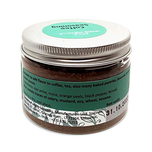 Spice Made Miracle Coffee kruiden - de beste Kruidenmix voor Warme dranken dranken, desserts, gebakjes, siropen, Sweet… - Afbeelding 3