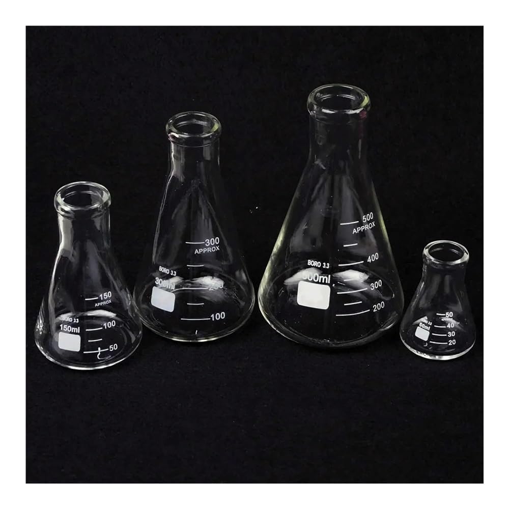 Kolba stożkowa Erlenmeyera ze szkła borokrzemianowego 25 ml do 3000 ml do laboratorium(2000ml)