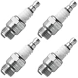 SKKUVY 4 Pack Standard Spark Plugs, BM6F-4PK Replacement for NGK OEM