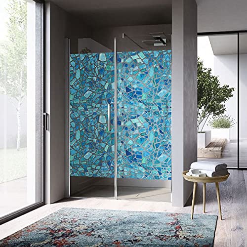kina - RAV0044 Pellicole adesive per Vetri Rotolo Adesivo Trasparente misura 60x200 cm Lavabile Antigraffio Decorazione Box Doccia Finestre Uffici