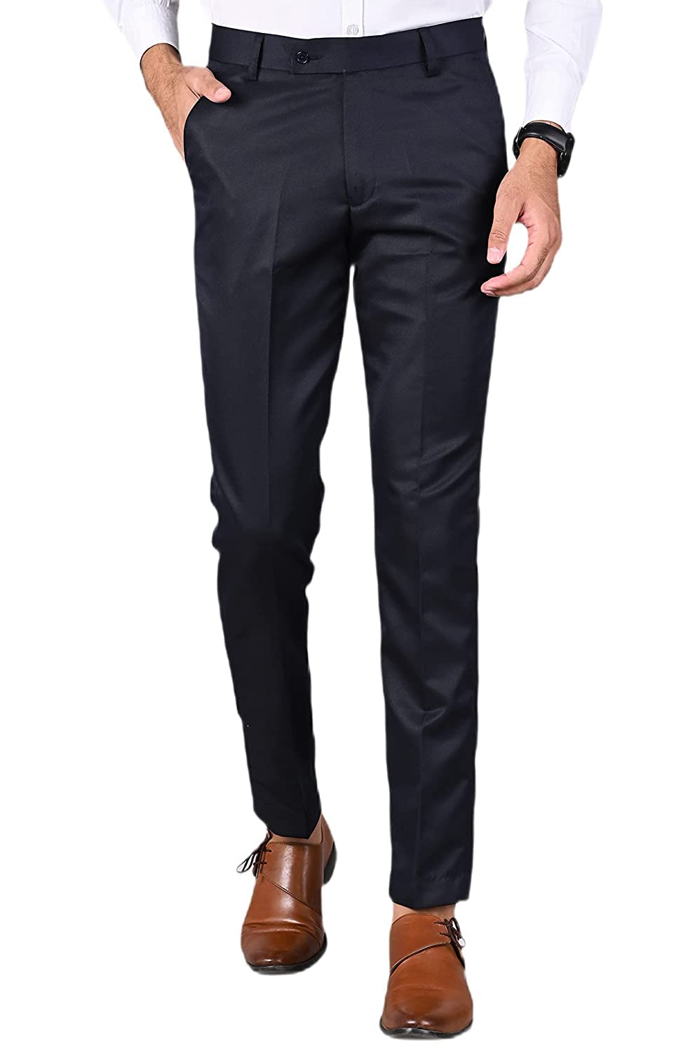 Men's Regular Poly Cotton Formal Pant | Stylish Men's Trousers for Office Party | Formal Trousers Pants-picture-21