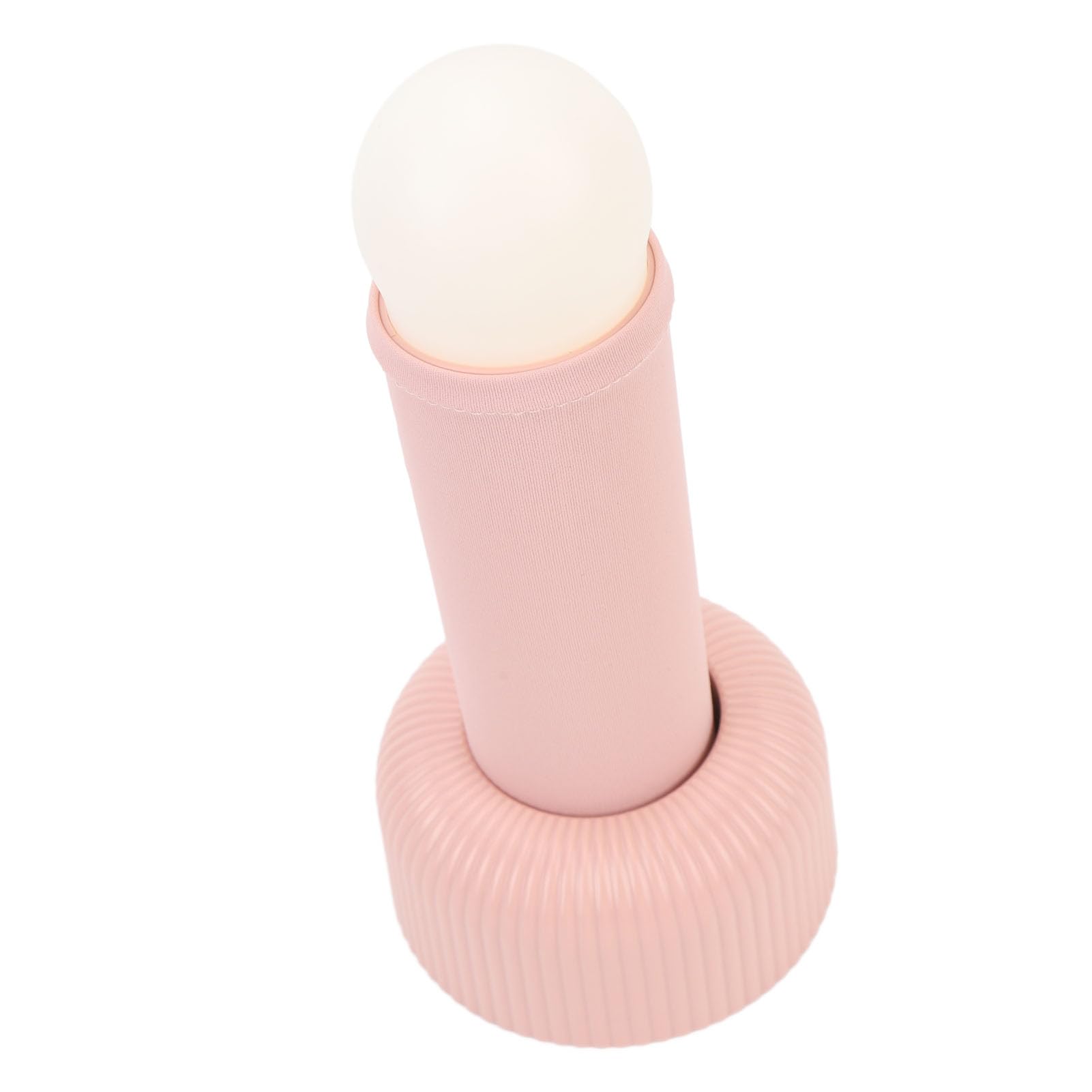 LED Night Light, Rechargeable Handheld Nursing Lamp with Pull Down Toggle Switch, Warm Light for Bedroom Nursery Nightstand (Pink)