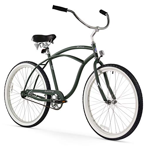 Firmstrong Urban Men's Beach Cruiser Bike, Single Speed Bicycle, 26 Inch Wheels,...