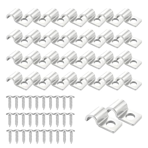 60 piezas de fijación de malla rígida en la pared, 7 mm de
