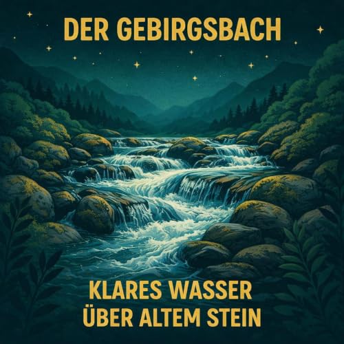Der Gebirgsbach - Klares Wasser &uuml;ber altem Stein