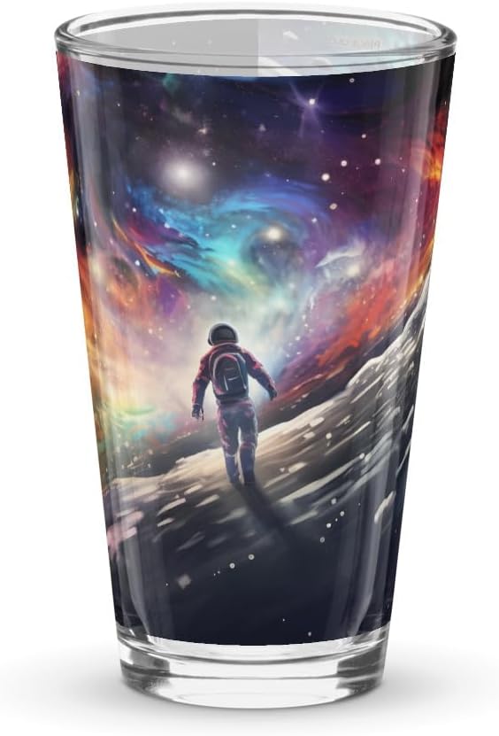 Astronaut Space Tourists' Journey Shaker Pint Glass (16 oz)