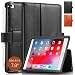 Produktbild KAVAJ Lederhülle London geeignet für Apple iPad Mini 5 (2019) & 4 Hülle Echtleder Case Schwarz aus echtem Leder mit Stand und Auto Schlaf/Aufwachen Funktion. Dünnes Smart-Cover Schutzhülle