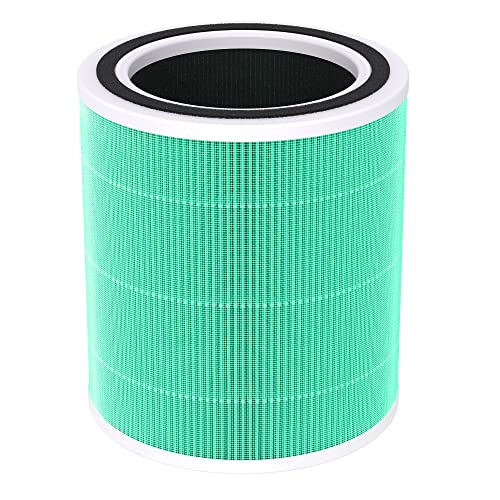 Purivortex AC400 Air Purifiers Toxin Absorber HEPA Replacement Filter, 3-in-1 Filter, Green