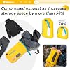 HIKEMAN Bolsa Seca Impermeable - Bolsa Ultraligera Compresible 24L, Ideal para Camping, Senderismo, Natación, Rafting y Kayak miniatura 4