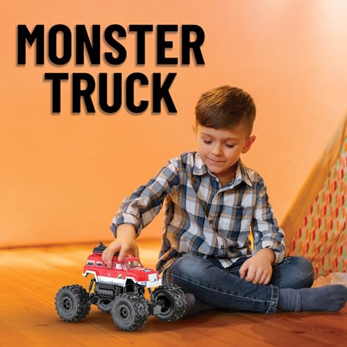 Image of Mirana 2WD RC Car for Kids | High-Speed ATV Remote & App-Controlled Rock Crawler | USB Rechargeable Offroad Monster Truck with Bluetooth Speakers & RGB Lights | for Boys & Girls (Red, Trailblazer)