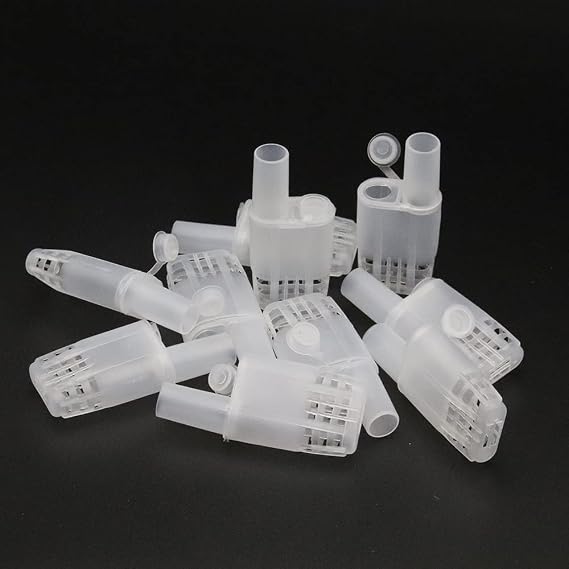 20pcs Queen Bee Cages Plastic Transporting Catcher Non-Grafting Beekeeping Queen Cage Beekeeping Rearing Cup Kit for Indoor Home Outdoor