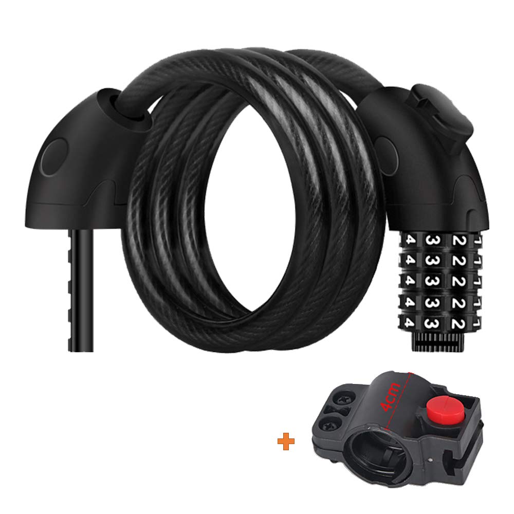 Buy aostirmotor Bike Lock Cable Bicycle Lock Combination Lock 5Digit