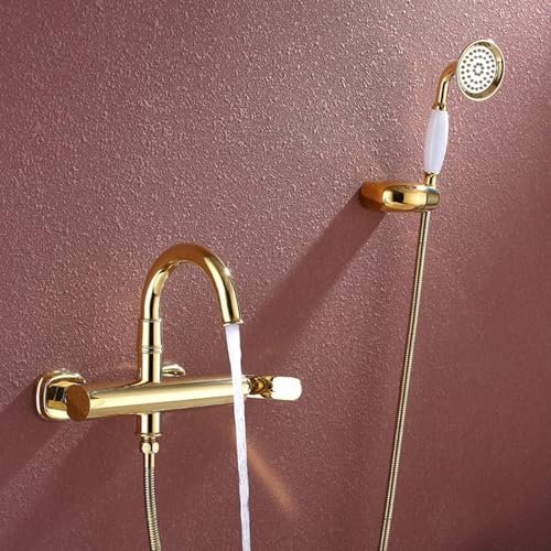 Mitigeur de bain avec douche pour salle de bain familiale avec bec pivotant 360