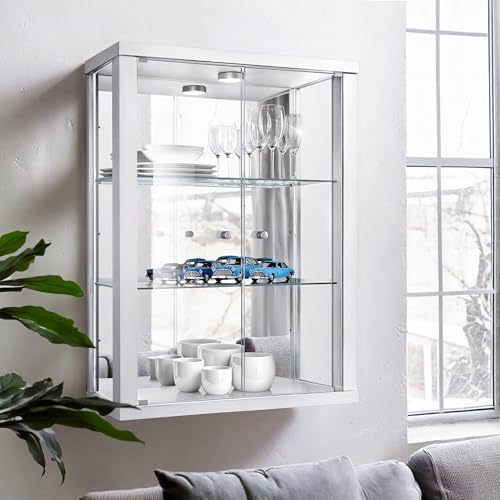 K-Möbel Vitrine Murale pour Collection (80x60x25cm) - Fabriqué en Allemagne - Petite Etagere...