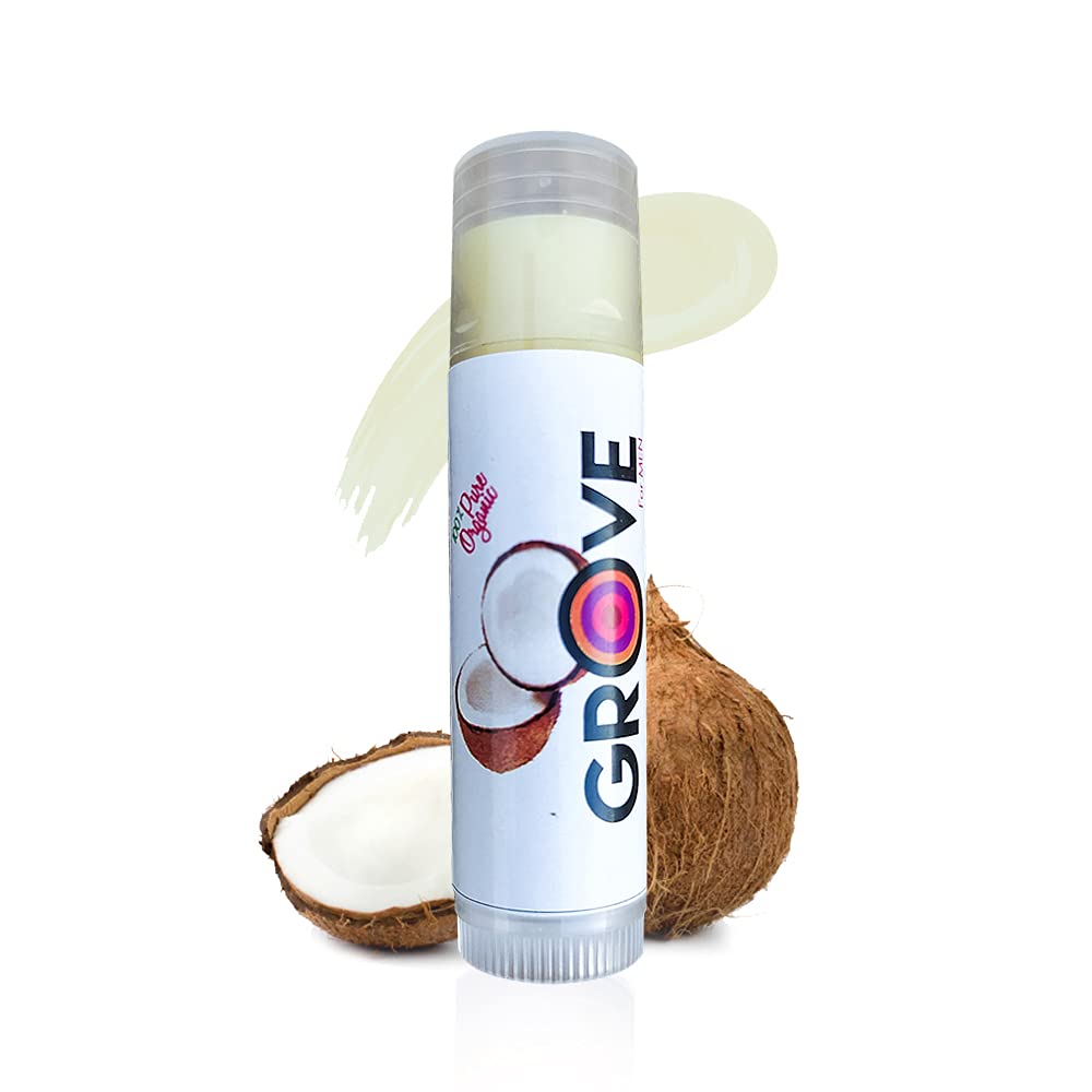 Grove Lip Balm For All Kind Of Lips With Shea, Coco & Kokum Butter, Vit-E, Almond & Coconut Oil -Hydrating Lip care, Lip Butter, Suitable For Men, Women 6g Stick (Coconut, Pack Of 01)-image-37
