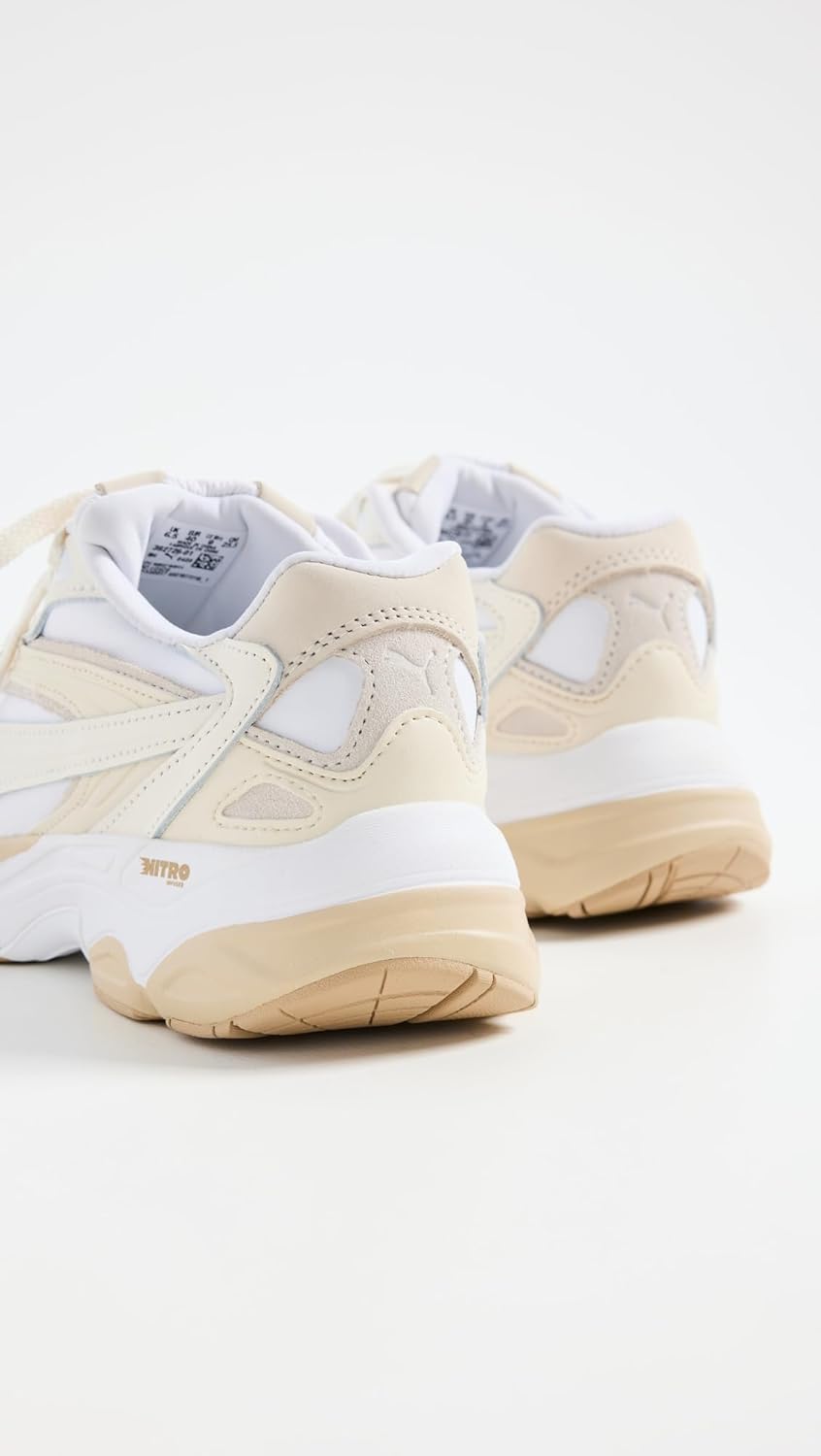 PUMA Womens Teveris Nitro Selflove Lace Up Sneakers Shoes Casual - White