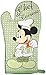 Disney Oven Mitt Pot Holder & Dish Towel 3 pc Kitchen Set (Mickey Mouse Green)