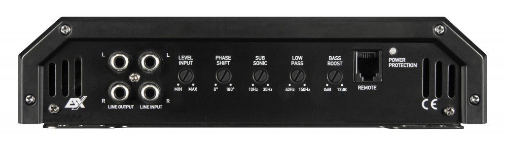 ESX HXE2000.1D Horizon - Digitaler Monoblock mit Bass-Pegelfernbedienung
