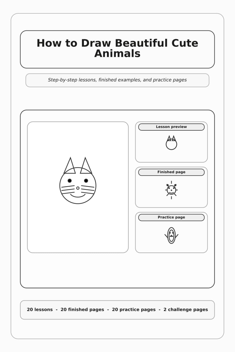 How to Draw Beautiful Cute Animals