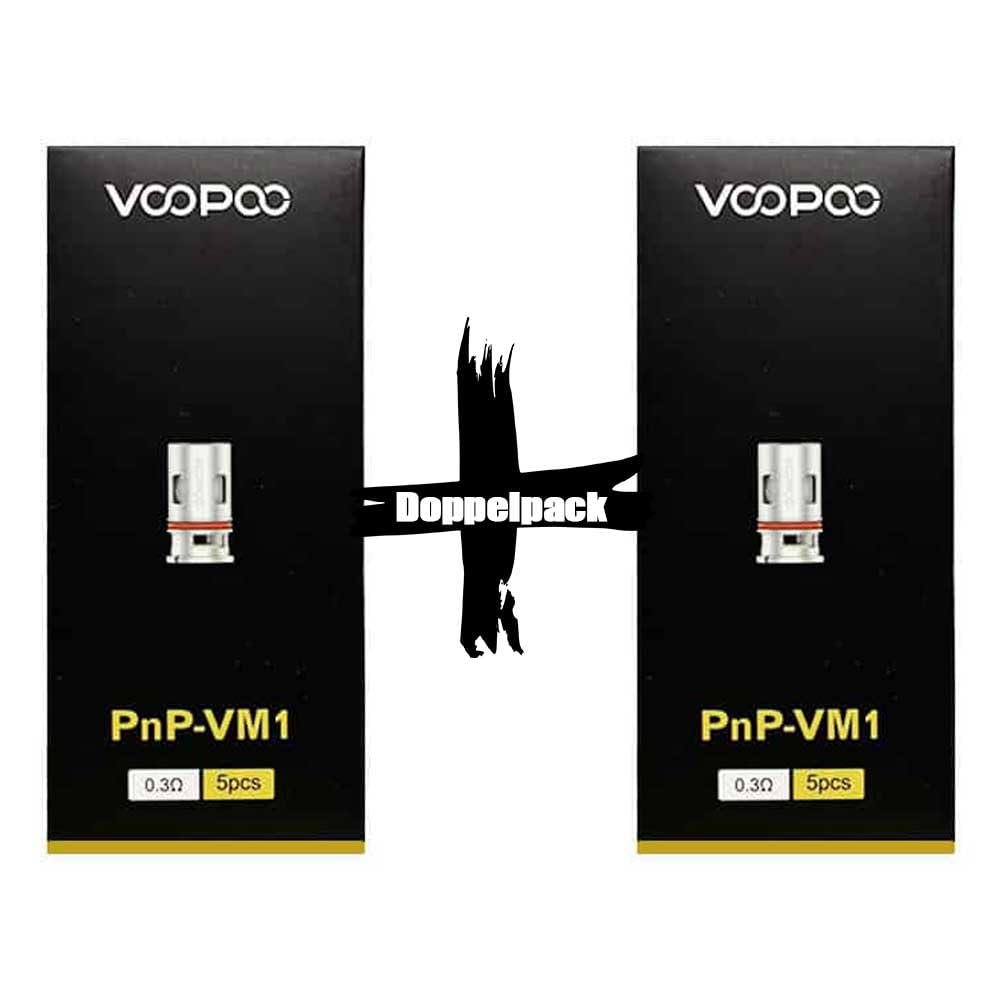 Voopoo PNP VM1 Mesh Coils with 0.3 Ohm Resistance - Double Pack - Heads  Evaporator Heads for Your