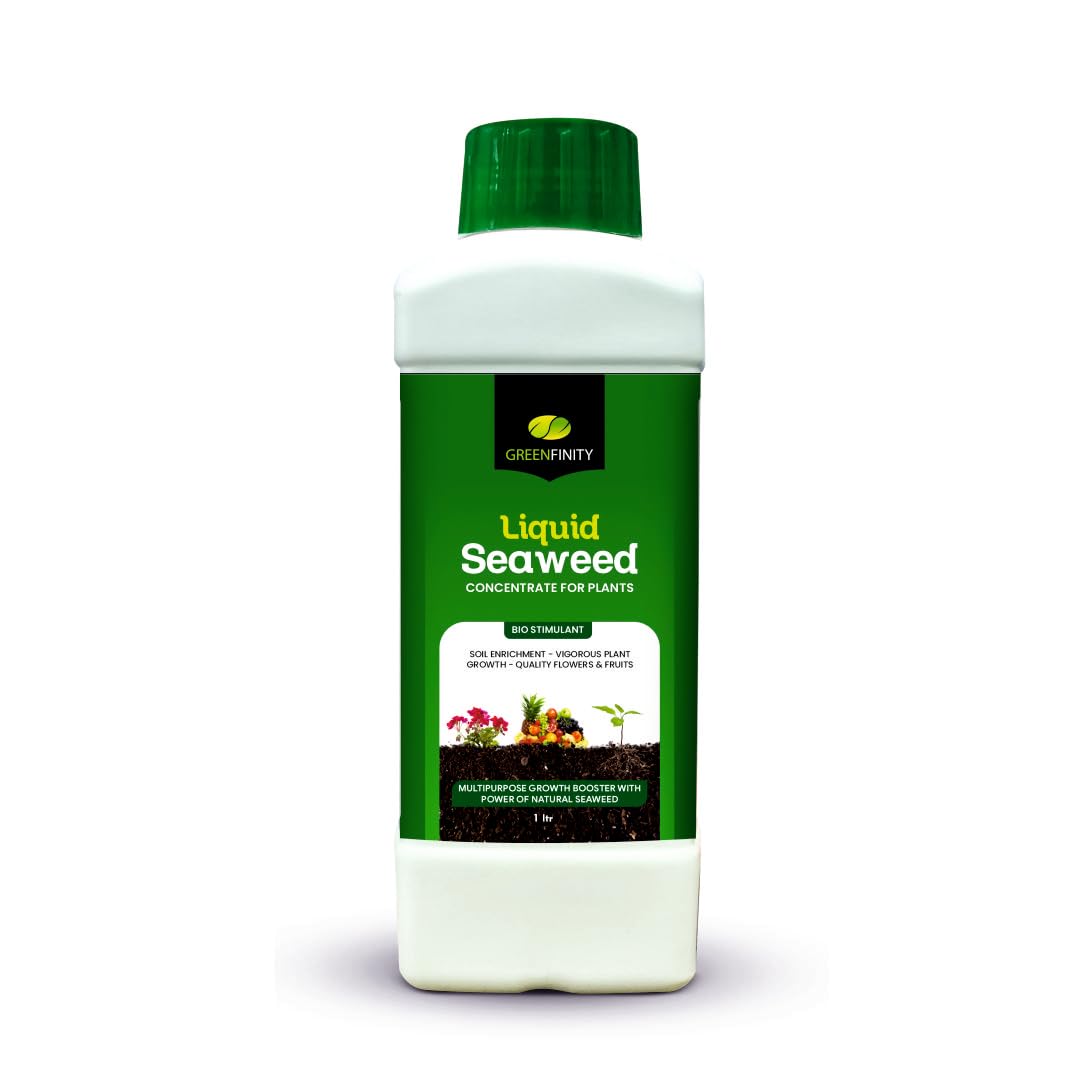 See full amazon price history chart for GREENFINITY Seaweed Pro Liquid Concentrate For Indoor & Outdoor Plants With Measuring Cup | Growth Booster Liquid Fertilizer | 1000ml GREENFINITY Seaweed Pro Liquid Concentrate For Indoor & Outdoor Plants With Measuring Cup | Growth Booster Liquid Fertilizer | 1000ml (B0D8H9YQBV) Amazon Price History, Amazon Price Tracker