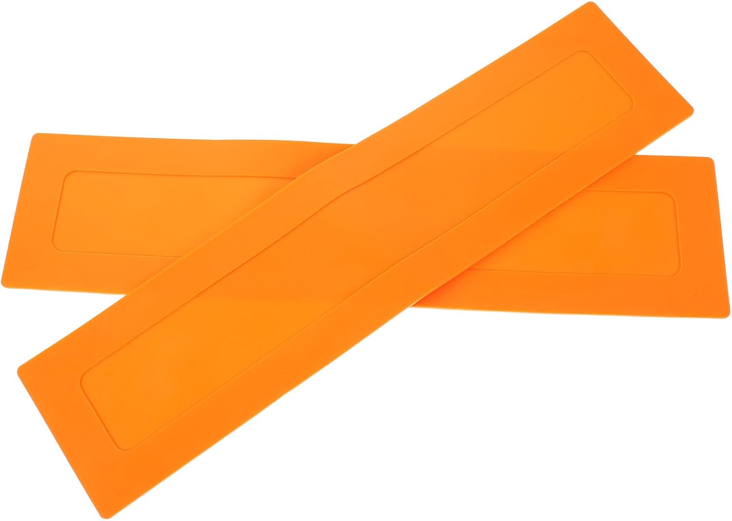 Amosfun 2pcs Baseball Training Markers Flat Rectangular Court Spots Portable Baseball Coaching Equipment Agility Training Tools for Field Marking and Sports Practice