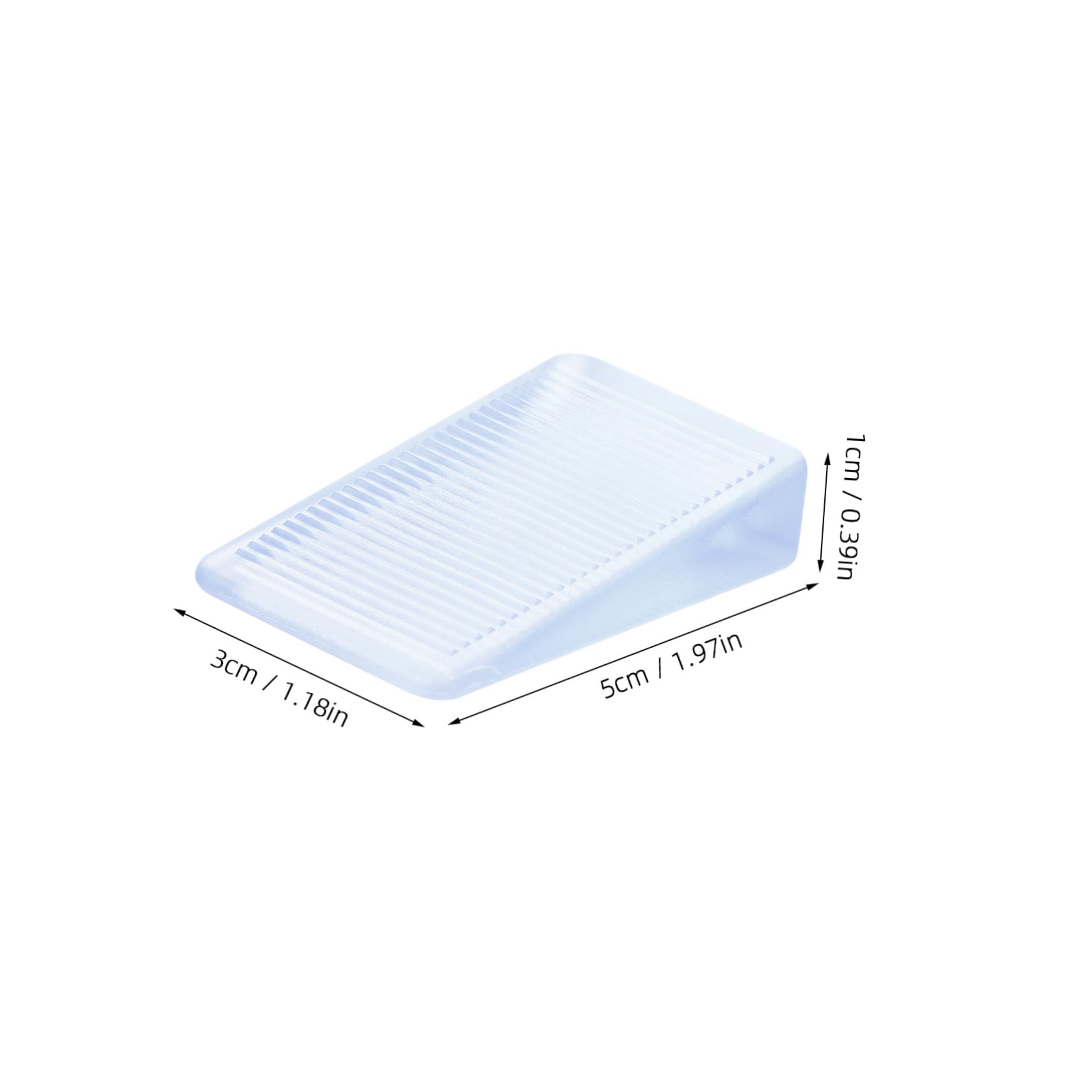 VILLCASE Leveling Shims for Furniture 8pcs Door Wedges PVC Shims Stabilize Level Easy to Install