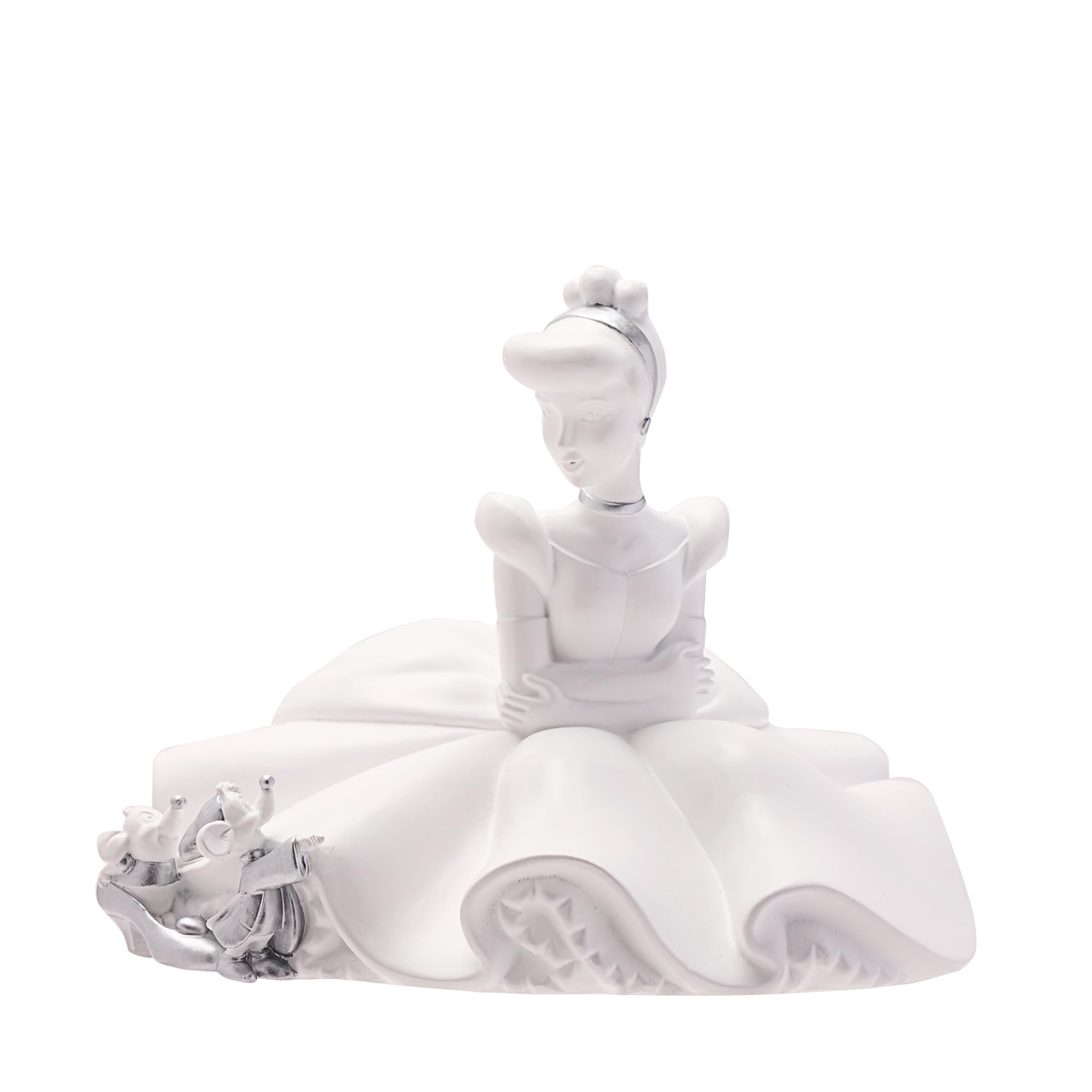 Widdop And Co White Disney 100 Cinderella Money Bank| Resin