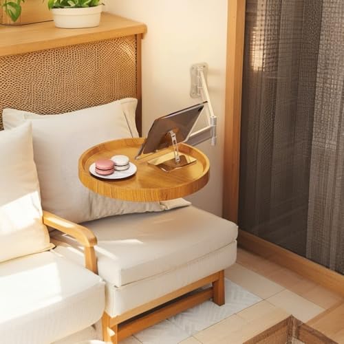 Table ronde pliante murale 28cm gain de place pour petit espace
