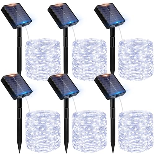 Guirlande solaire exterieur anti pluie pour illuminer le jardin sans prise