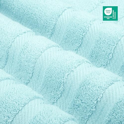 Image of American Soft Linen 100% Cotton Luxury Turkish Towels, 4 PC Bath Towel Set | Soft Absorbent Quick Dry OEKO Tex Standard 100 Certificated Durable Machine Washable Breathable Premium Hotel Quality