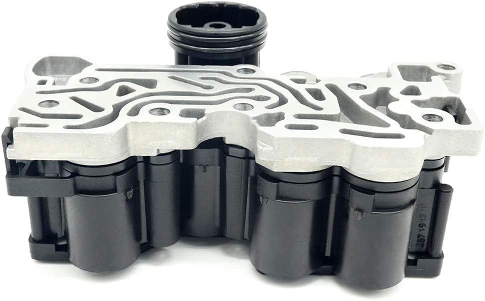 5R55S Solenoid Block Pack Replacement for Fo*rd Explorer 2002-On (99875) Mountaineer Mercury Lincoln Updated Car Parts Transmission solenoid 58879WD 5R55W epc solenoid Automotive
