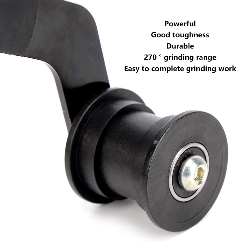 Polisher Machine for Stainless Steel High Molecular Driving Wheel 360-Degree Polishing Grinding Tool Compatible with Pipes Elbows and Railings Hardware Accessory Hand Tool