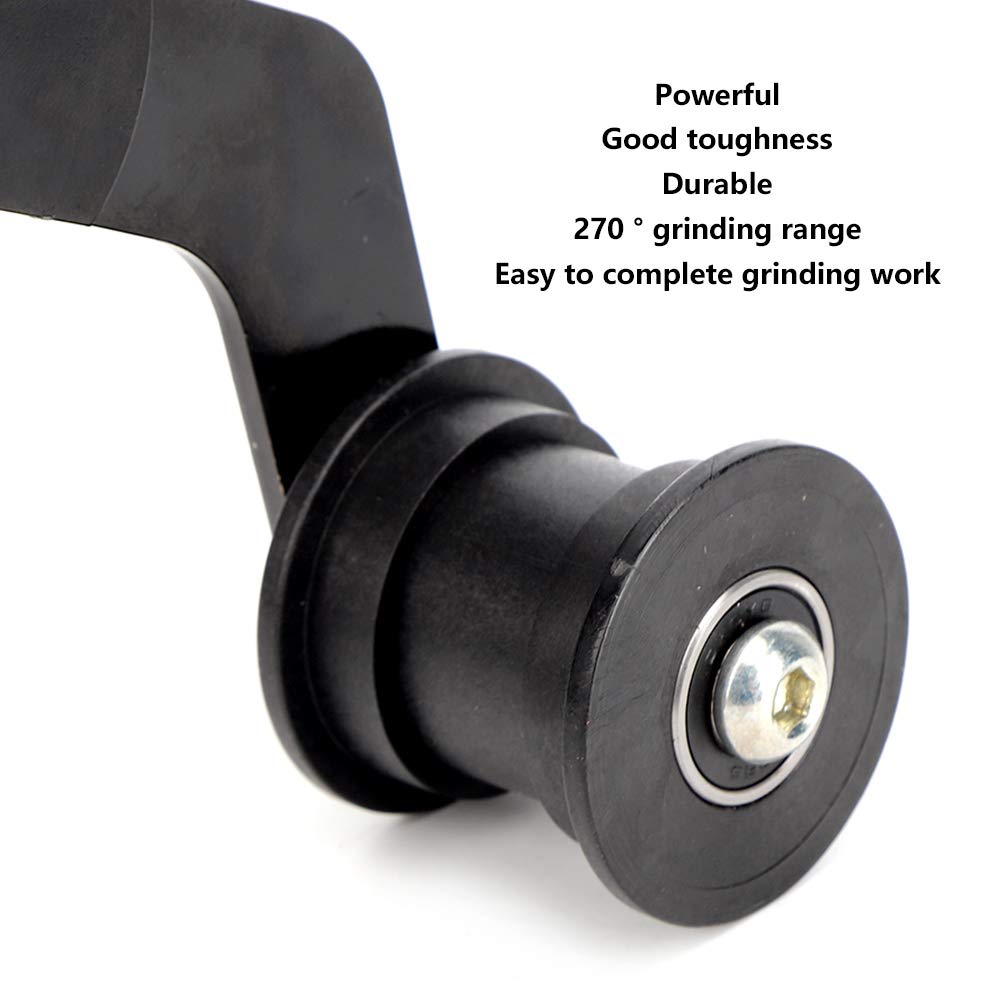 Pulidora para cerámica y arcilla, accesorio de hardware compatible con máquina pulidora, rueda motriz de alto peso molecular, pulido uniforme de 360° sin ángulo muerto, alta resistencia al desgaste