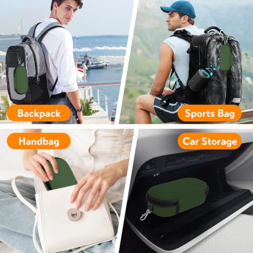 Image of Double Eyeglasses Case, Hard Travel Glasses Case for Men Women
