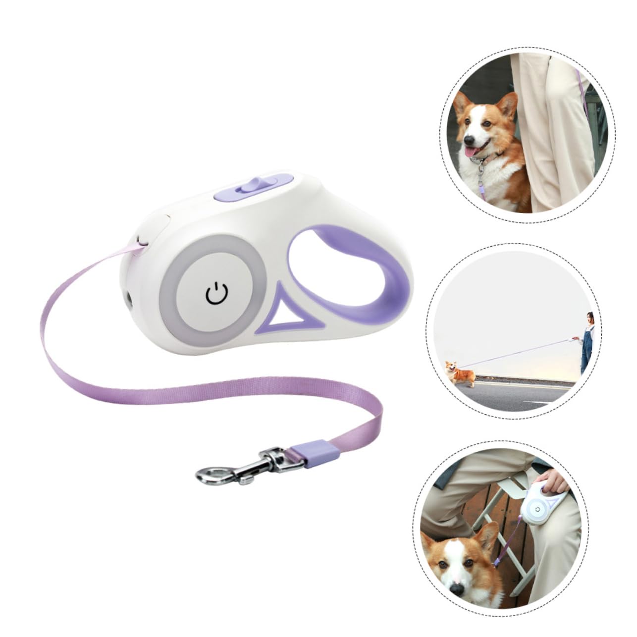 TOYANDONA Correa de Perro Retráctil Automática de Metros Perros y Cuerda de Traction Resistente y Duradera Entrenamiento