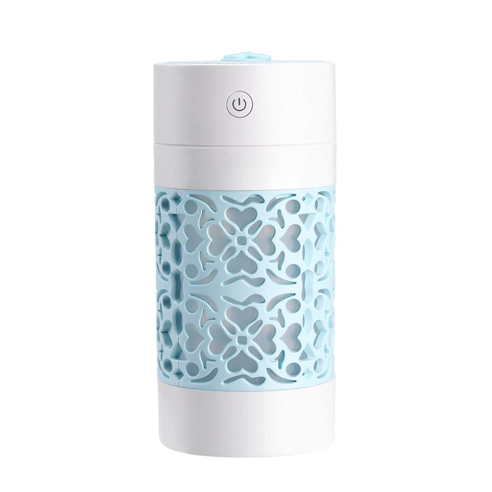 Humidificateur portable 250 ML pour chambre de bébé et bureau nomade en bleu