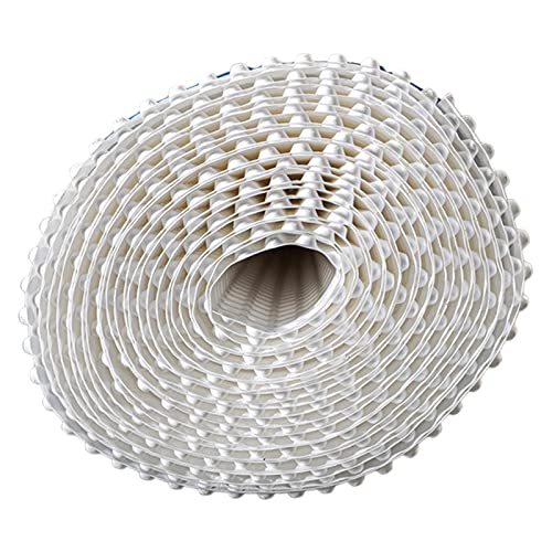 Whitecap Dimple Drainage Matting, 4' x 50' - Improves Water Movement and Drainage - Waterproof Moisture Barrier Foundation Wrap and Floor Underlayment - Vapor Barrier Waterproof Membrane