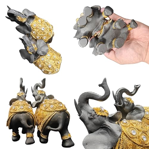 Set de Estatuas de Elefante de Resina para Decoración miniatura 5