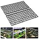 2 Stück 30x15cm Aquarium Trennwand, Aquariumgitter Aus Kunststoff Aquarium Tank Grid Trennung Brett Trennwand Für Aquarien, Aquariumteiler Für Isolation DIY-Filtration Und Aquascaping (Schwarz)