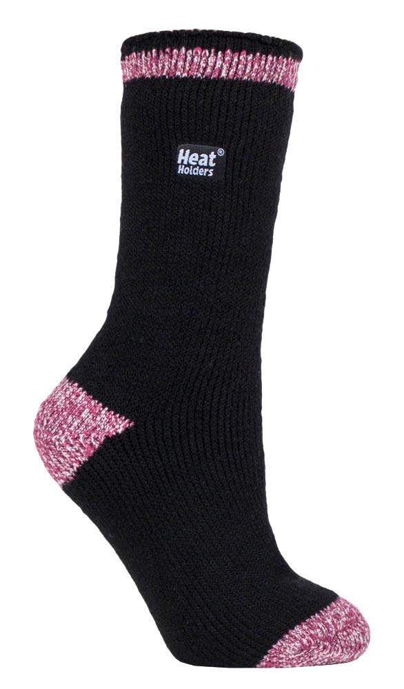 Heat Holders Women's Fantasia Heel & Toe Twist - Thermal Socks For Winter | Outdoor & Indoor Socks | Cuddly & Fluffy | Gifts For (4-8 Uk, )