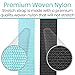 Vive Stretch Strap - Leg Stretch Band to Improve Flexibility - Stretching Out Yoga Strap - Exercise and Physical Therapy Belt for Rehab, Pilates, Dance and Gymnastics with Workout Guide Book (Teal)